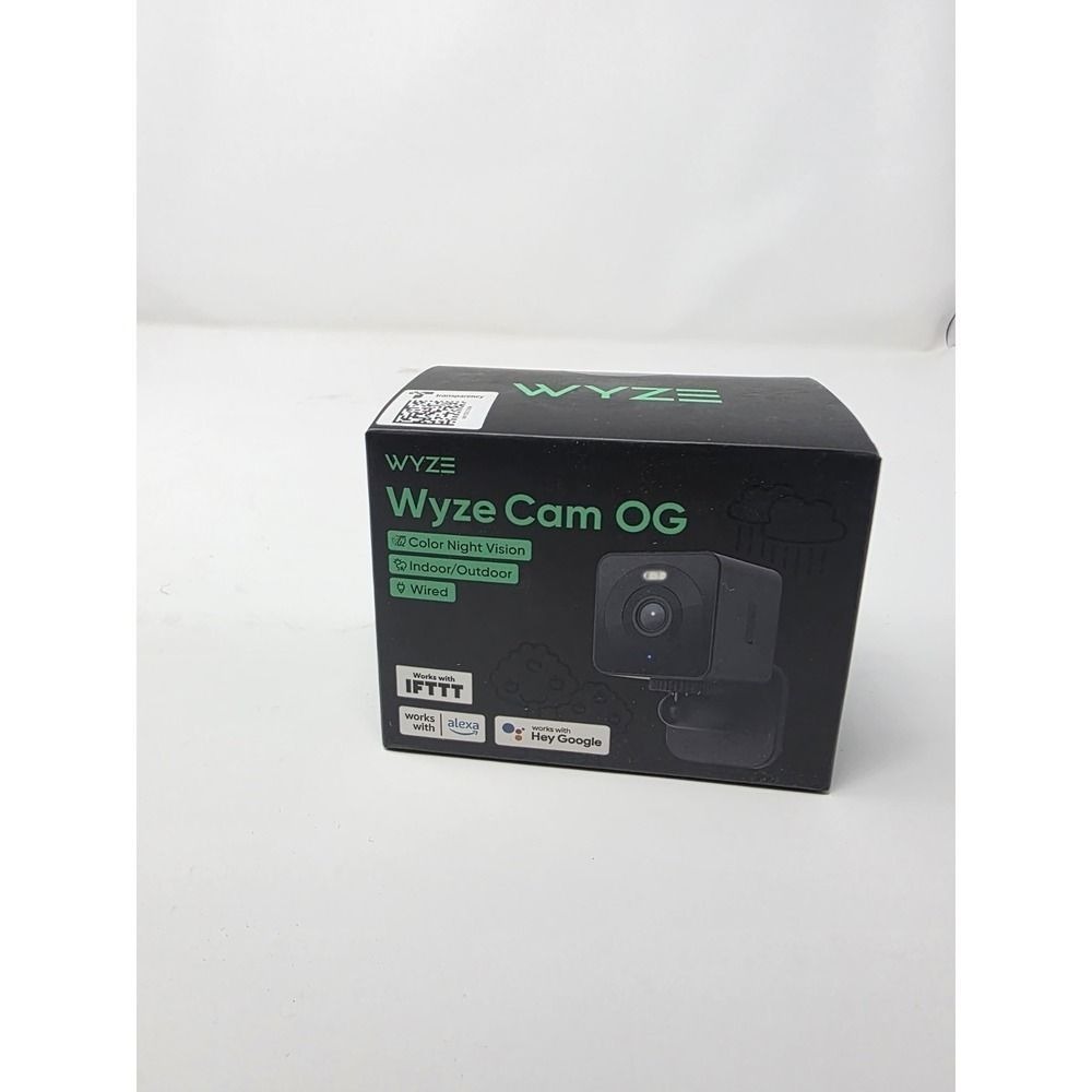 WYZE Cam OG 1080‎ Full HD Indoor/Outdoor Camera - BLACK Model WYZECGSB Black New